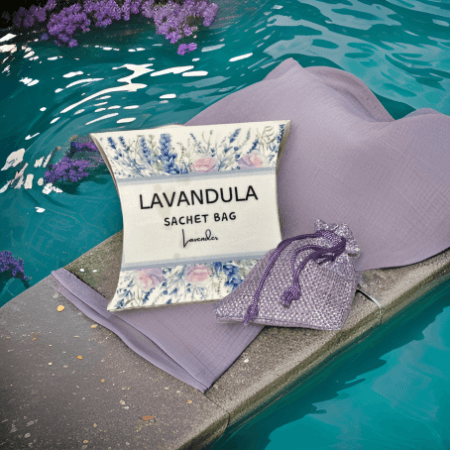 LAVANDULA lavender fragrance sachet bag for a soothing and aromatic space.