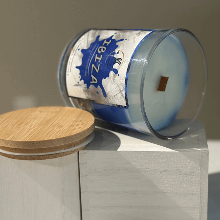 IBIZA scented candle designed to bring tranquility and calm to your home