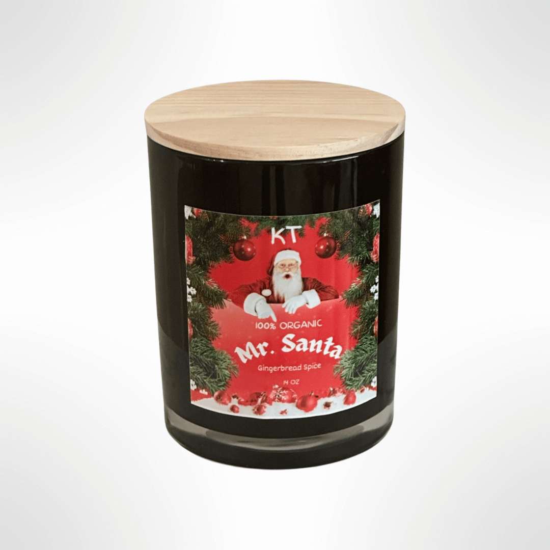 MR SANTA Decorative Holiday Candles β Bring warmth and festive spirit with these aromatic candles.