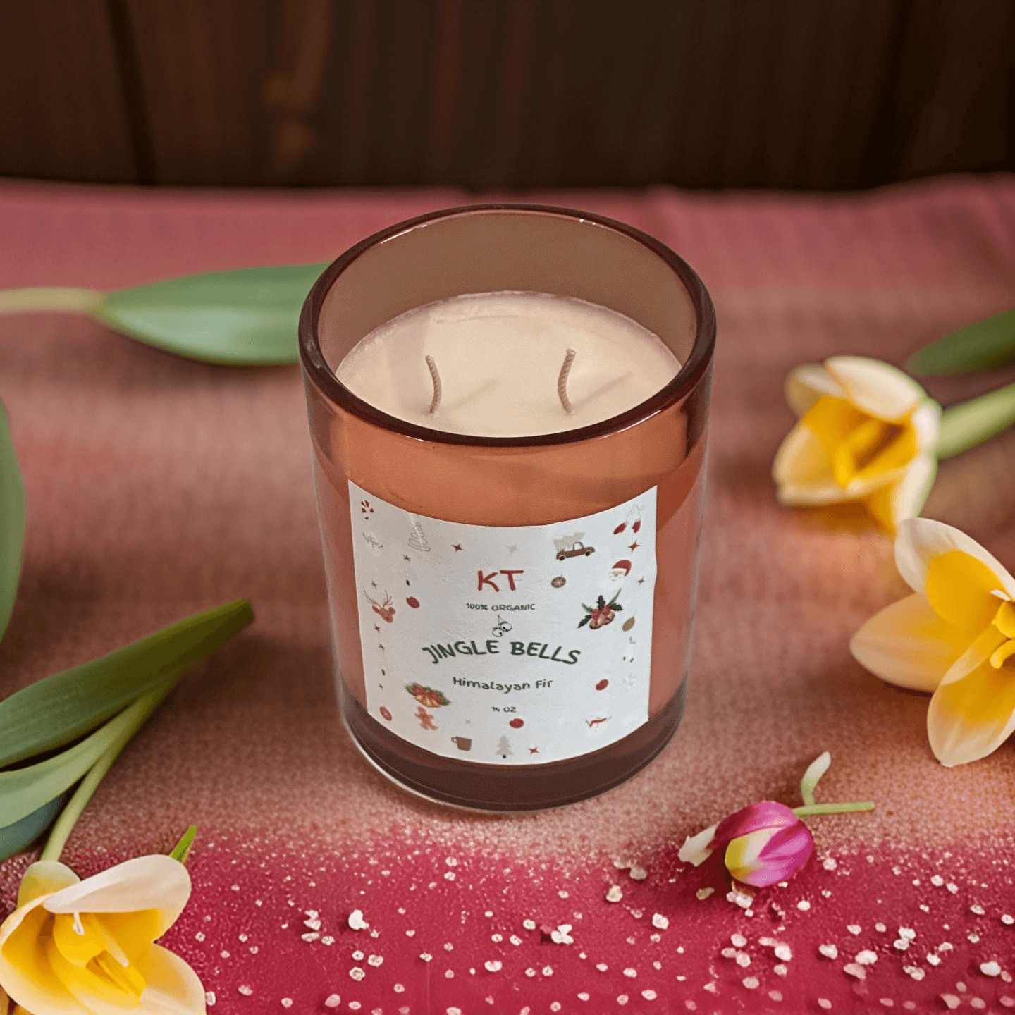 JINGLE BELLS Holiday Candles β Infuse your space with the sweet scent of the holidays with this premium candle