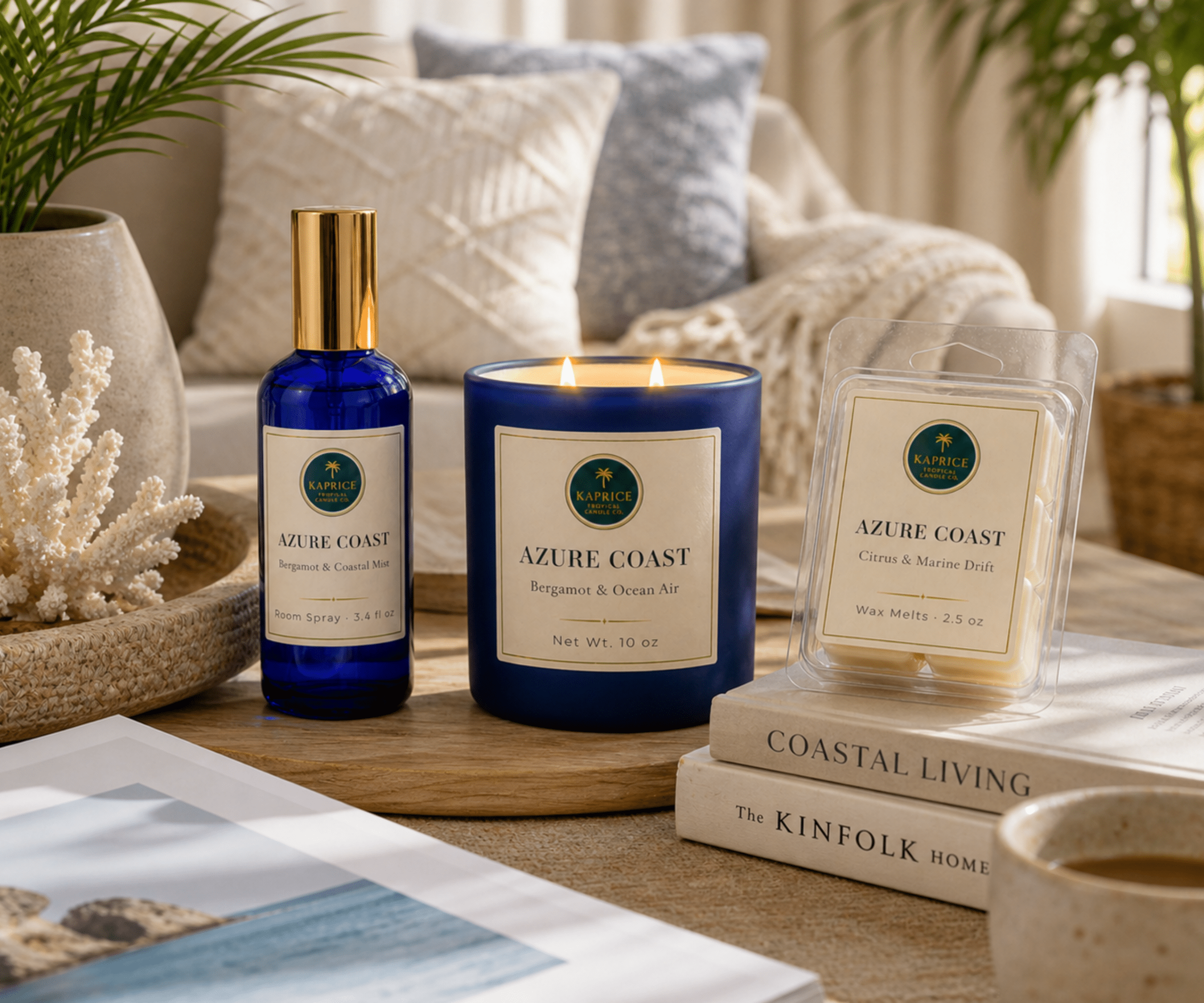 Azure Coast - Kaprice Tropical Candle Co.