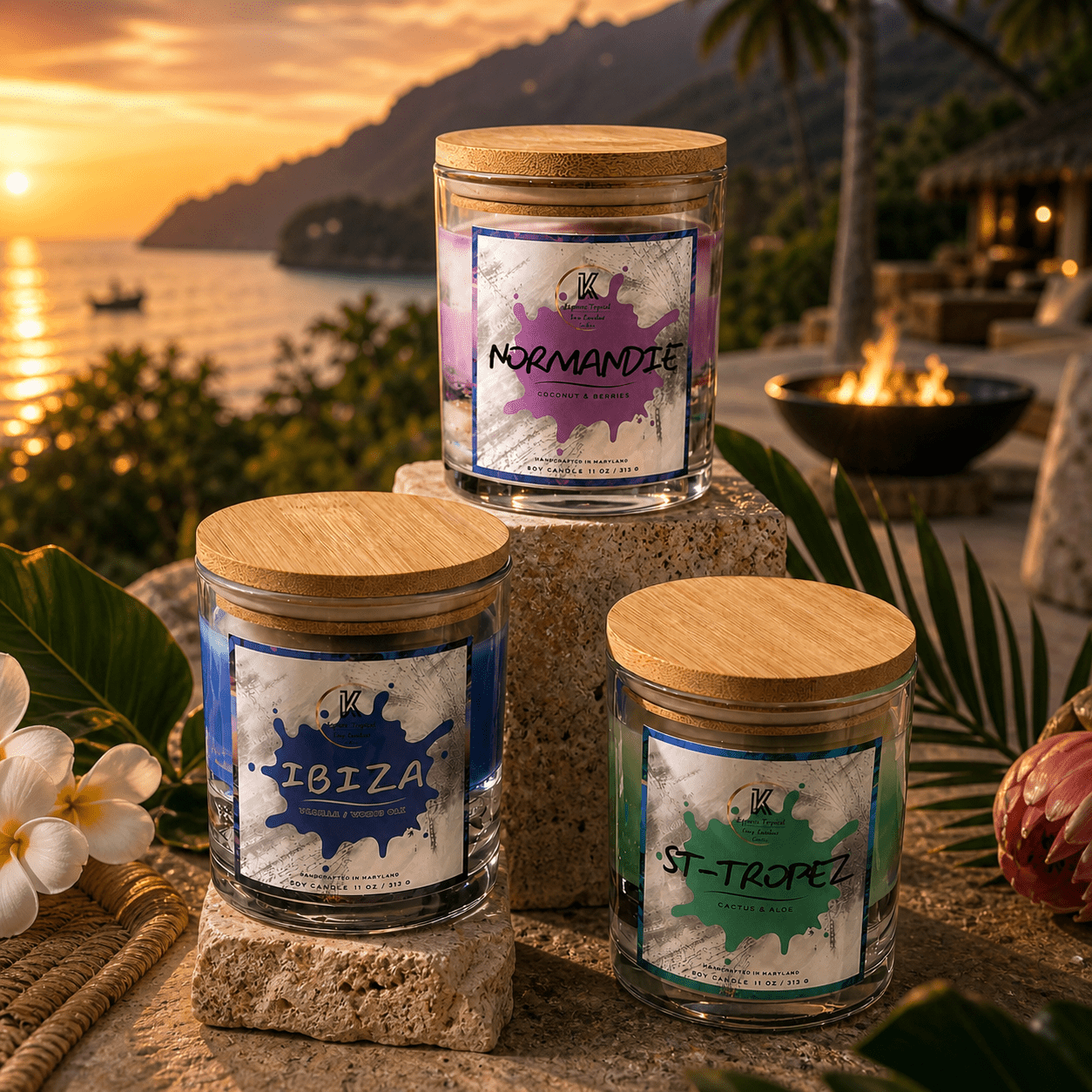 Coastal Escape - Kaprice Tropical Candle Co.