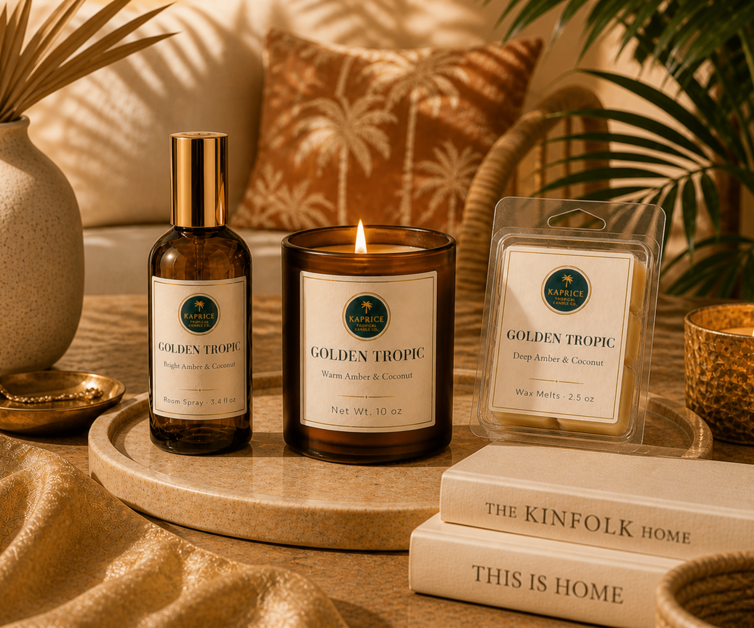 Golden Tropic - Kaprice Tropical Candle Co.
