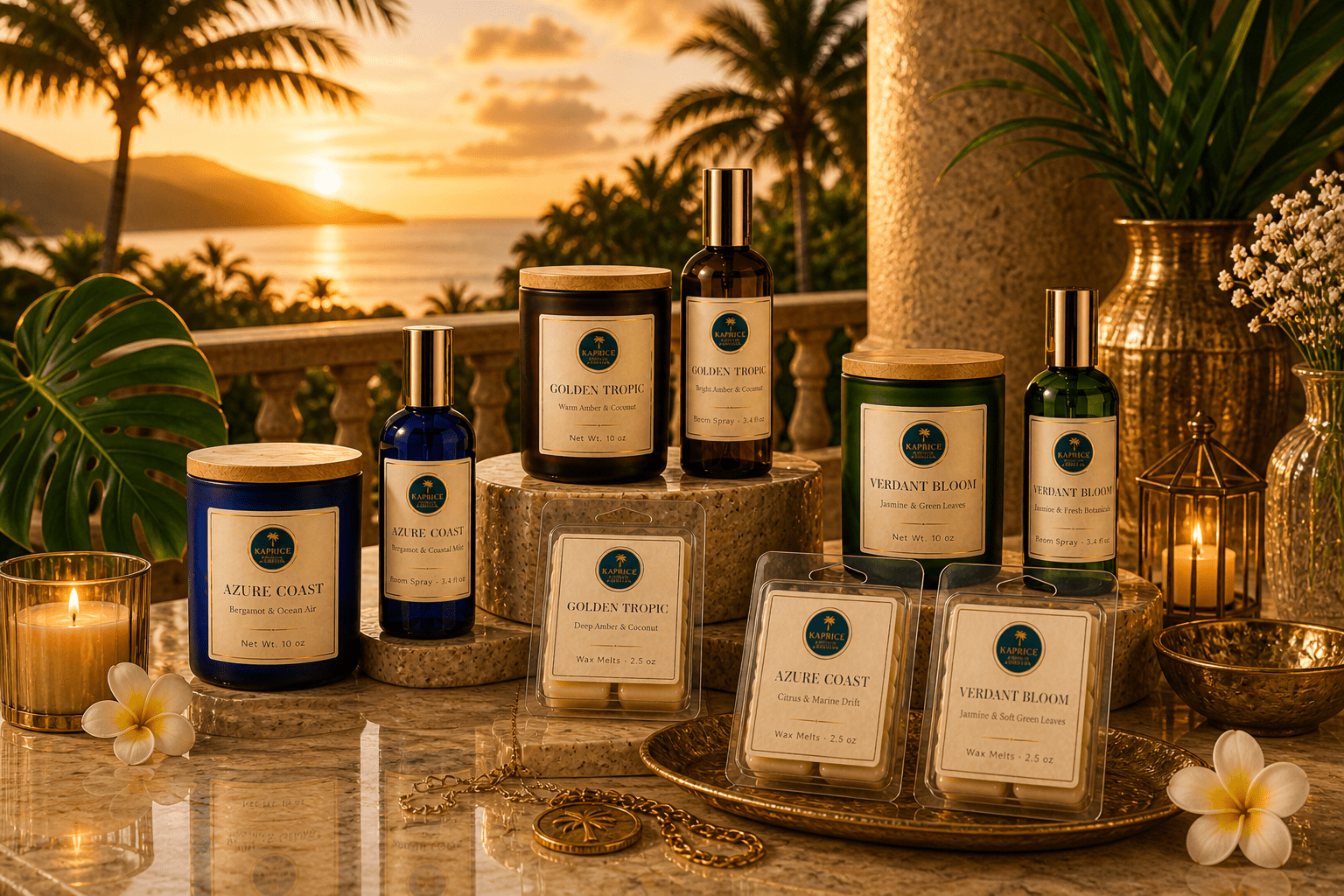 Les Atmosphères Bundles - Kaprice Tropical Candle Co.