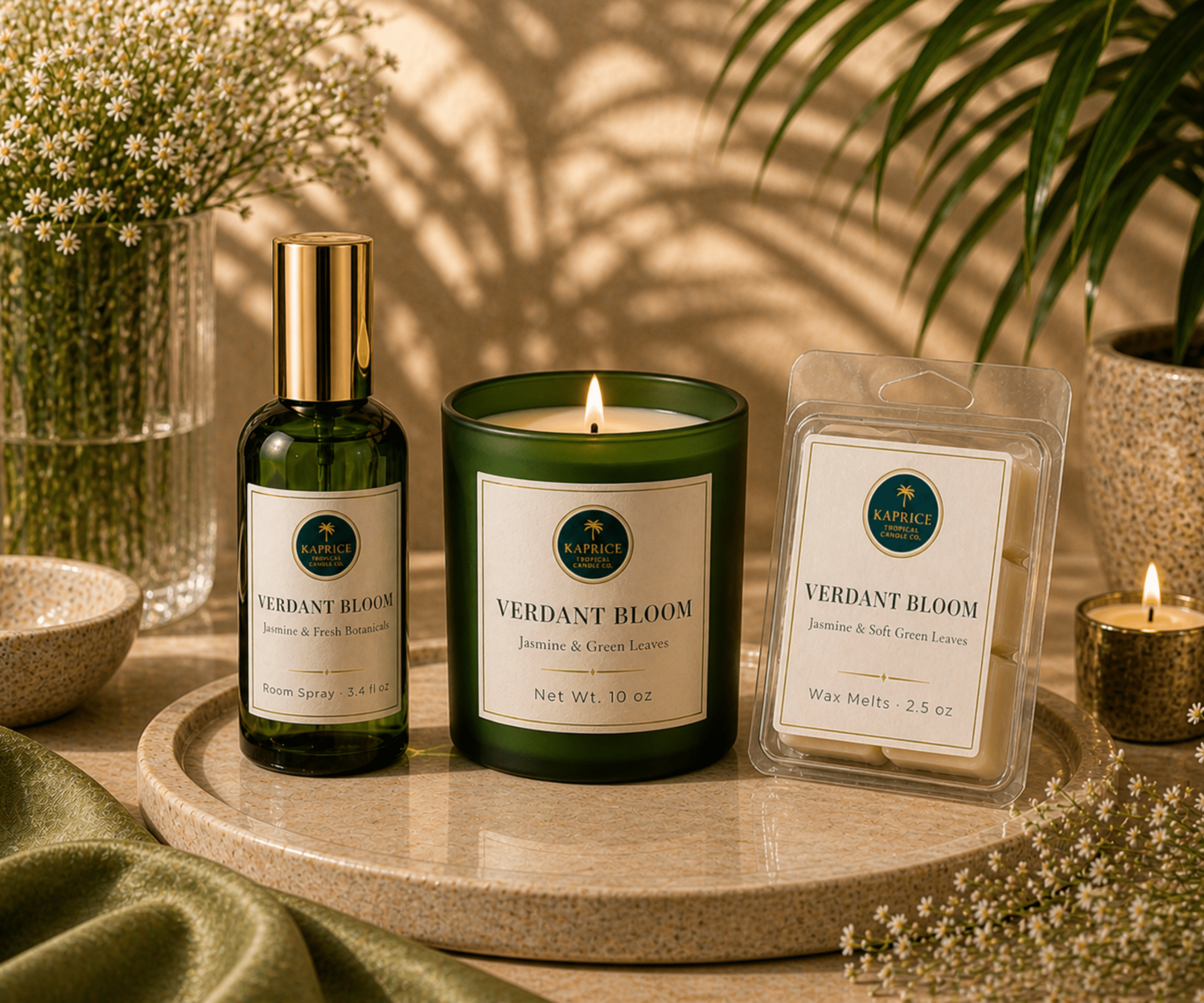 Verdant Bloom - Kaprice Tropical Candle Co.