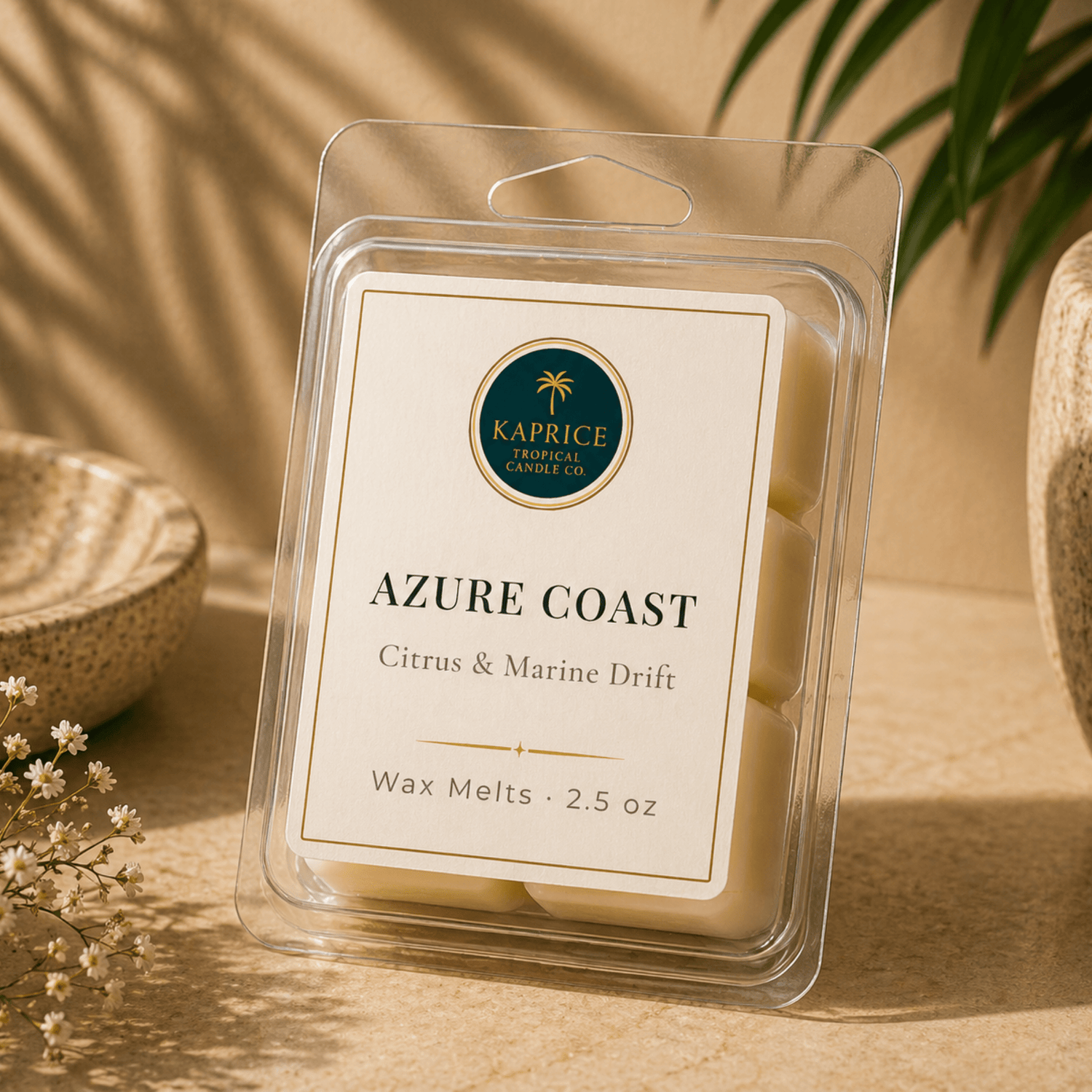 Azure Coast Wax Melt - Kaprice Tropical Candle Co.