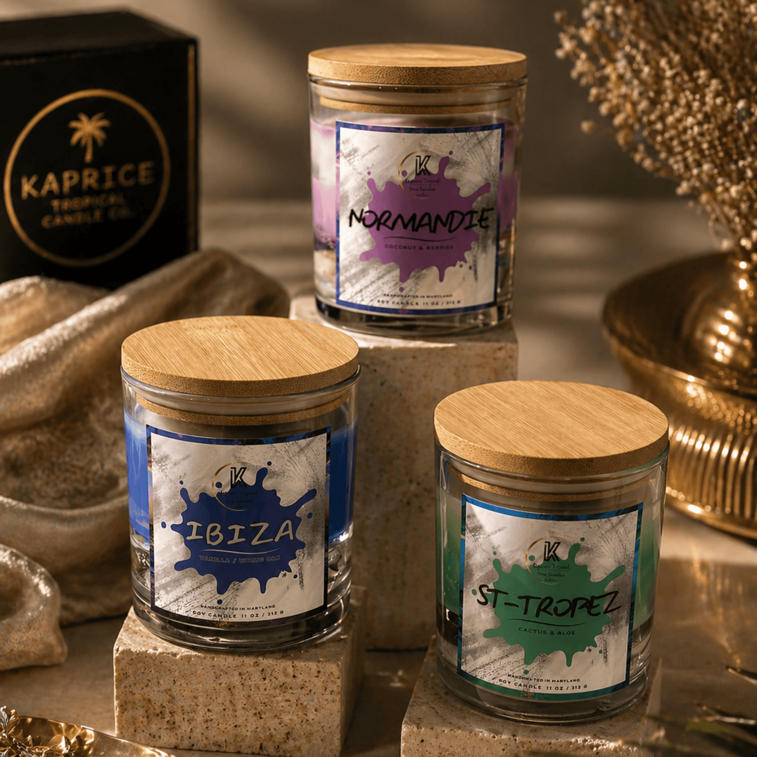 Coastal Escape — Bundle - Kaprice Tropical Candle Co.
