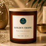 Golden Tropic Candle - Kaprice Tropical Candle Co.