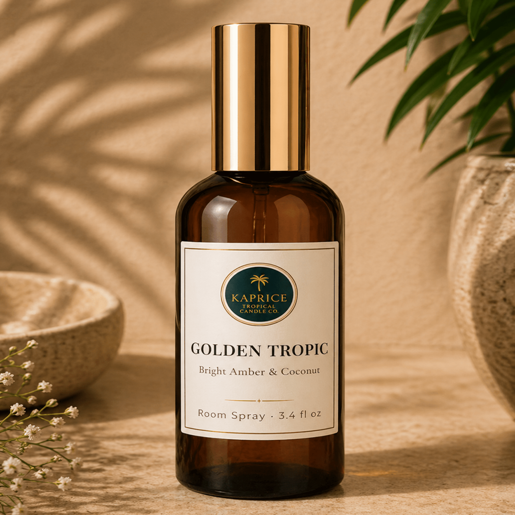 Golden Tropic Room Spray - Kaprice Tropical Candle Co.