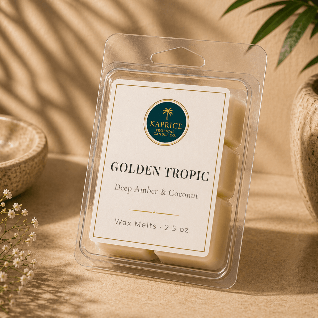 Golden Tropic Wax Melt - Kaprice Tropical Candle Co.