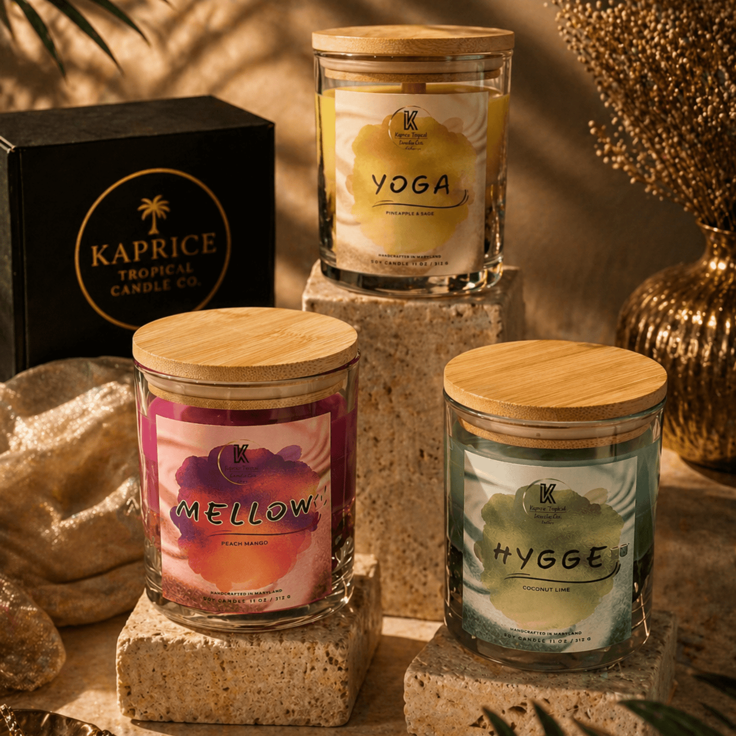 Quiet Calm — Bundle - Kaprice Tropical Candle Co.