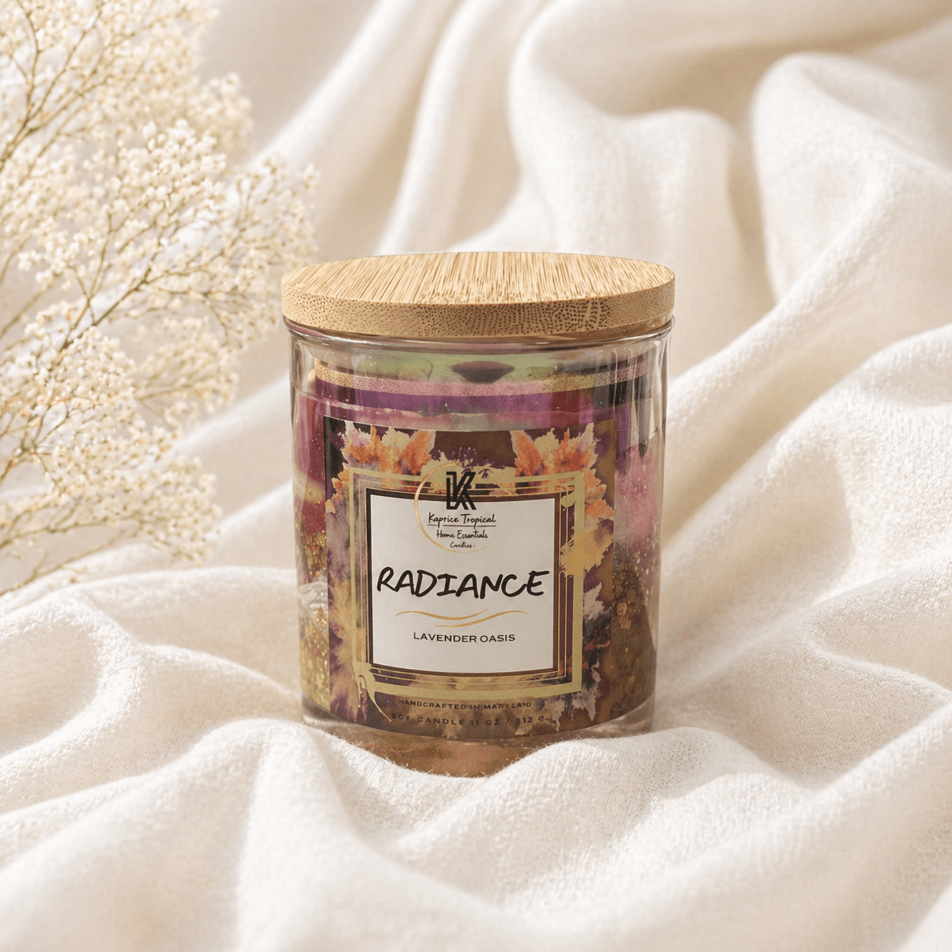Radiance Coconut Soy Candle | Bright Uplifting – Kaprice Tropical