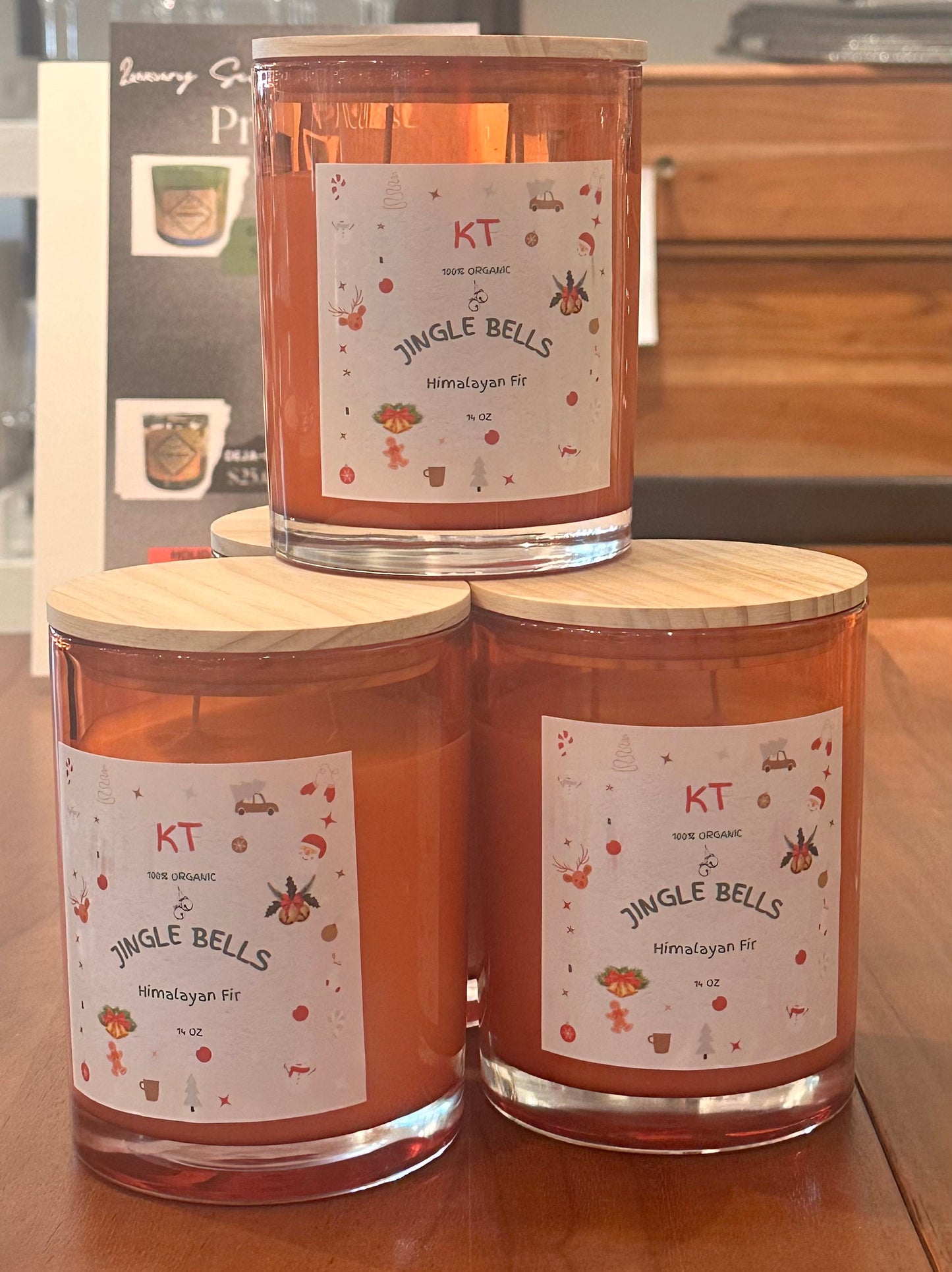 JINGLE BELLS - Holiday Scented Candles - Kaprice Tropical Candle Shop